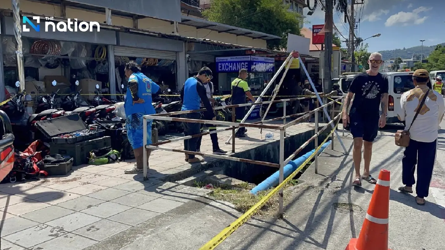 British tourist falls to his death down a Phuket roadside pit