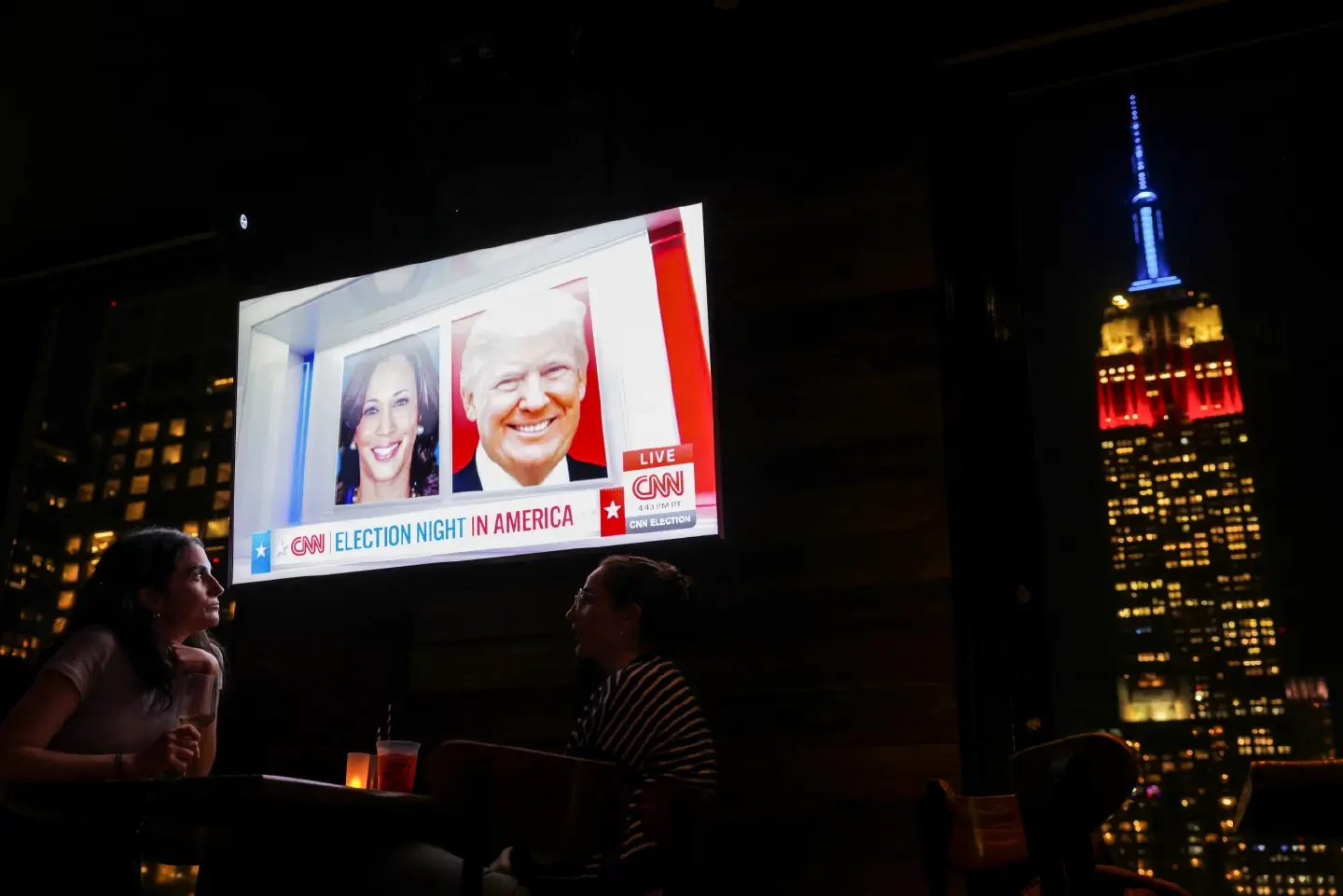 Swing-state polls close as America chooses between Harris and Trump