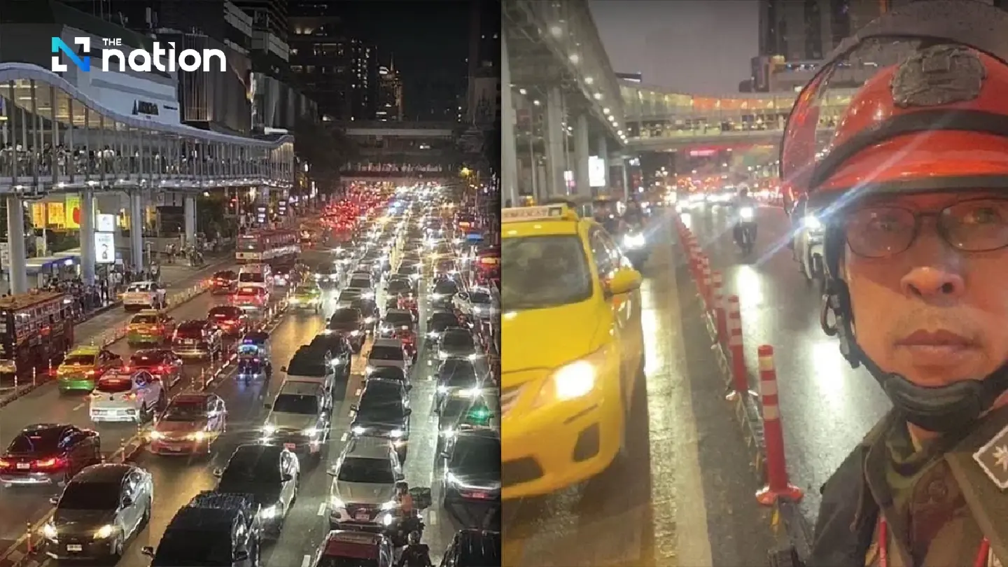 Police strive to solve traffic woes in Ratchaprasong area