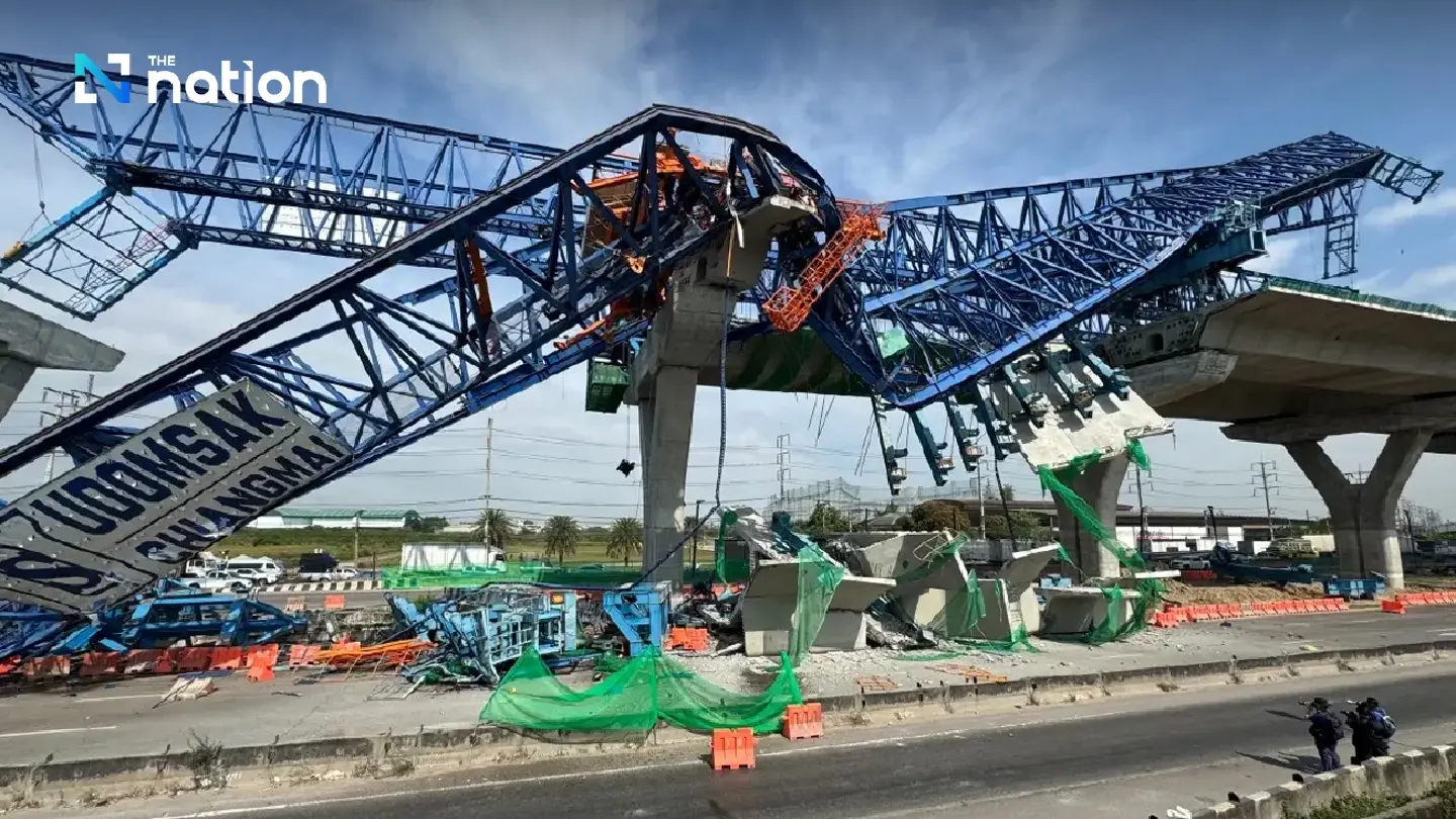 Body of sixth victim in deadly Rama II Road crane collapse retrieved Body of sixth victim in deadly Rama II Road crane collapse retrieved