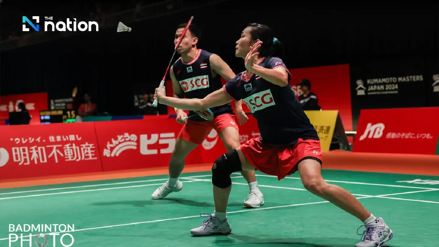 " Dechapol-Supissara" strike winning note with mixed doubles title in Japan " Dechapol-Supissara" strike winning note with mixed doubles title in Japan