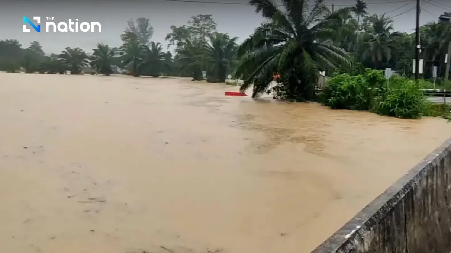 Overnight downpours flood parts of Hat Yai Overnight downpours flood parts of Hat Yai