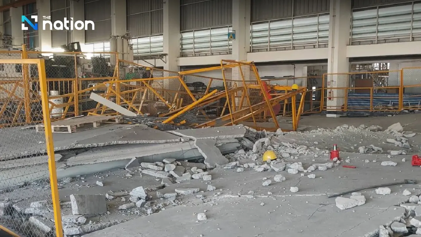 At least one worker killed in factory collapse in Prachin Buri At least one worker killed in factory collapse in Prachin Buri