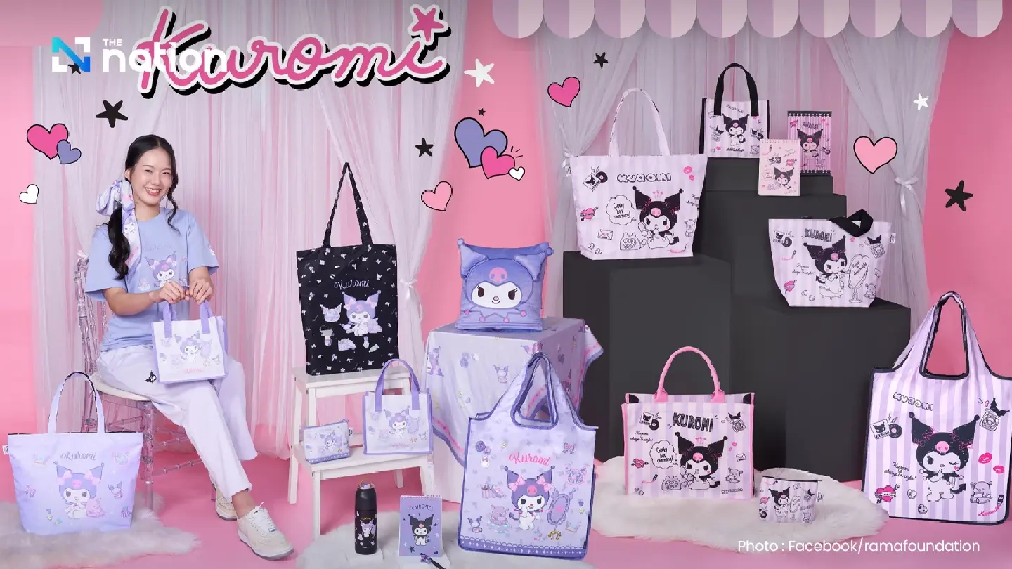 Kuromi now in charitable collection by Ramathibodi Foundation