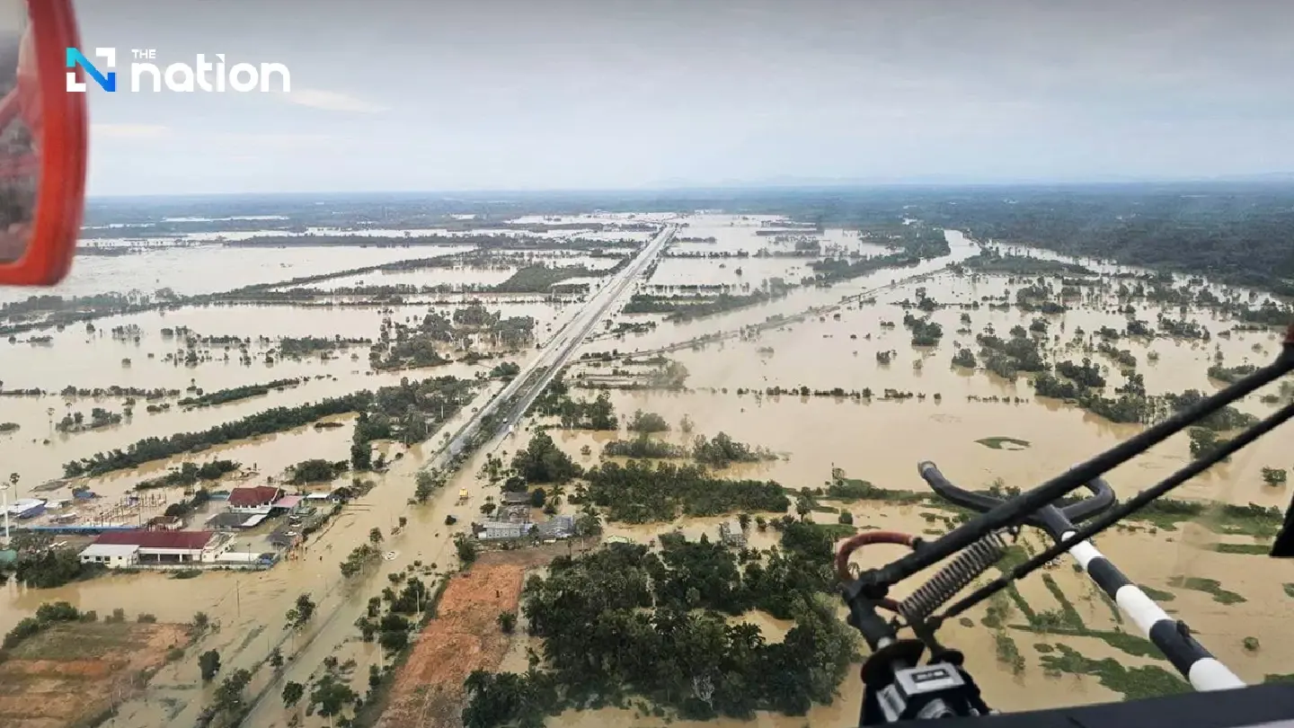 14 southern provinces In Thailand on high alert for floods from Tuesday