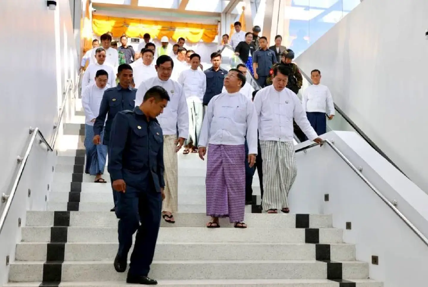 Yangon opens new underground pedestrian underpass near Shwedagon Pagoda Yangon opens new underground pedestrian underpass near Shwedagon Pagoda