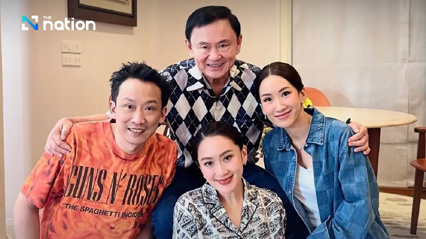 Paetongtarn celebrates Father’s Day with dad Thaksin and family