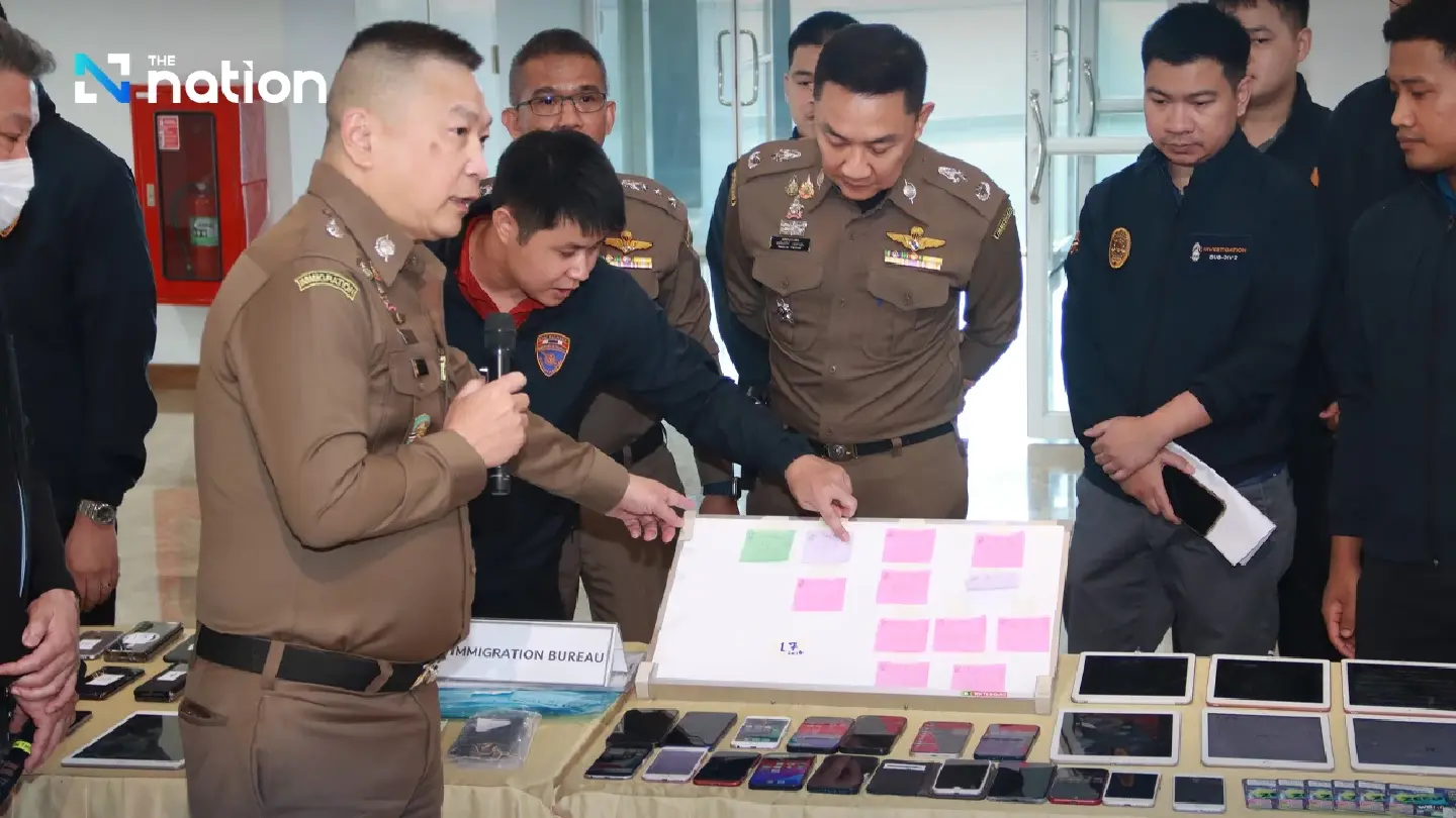 Five arrested in crackdown on Japanese call centre gang in Chonburi Five arrested in crackdown on Japanese call centre gang in Chonburi