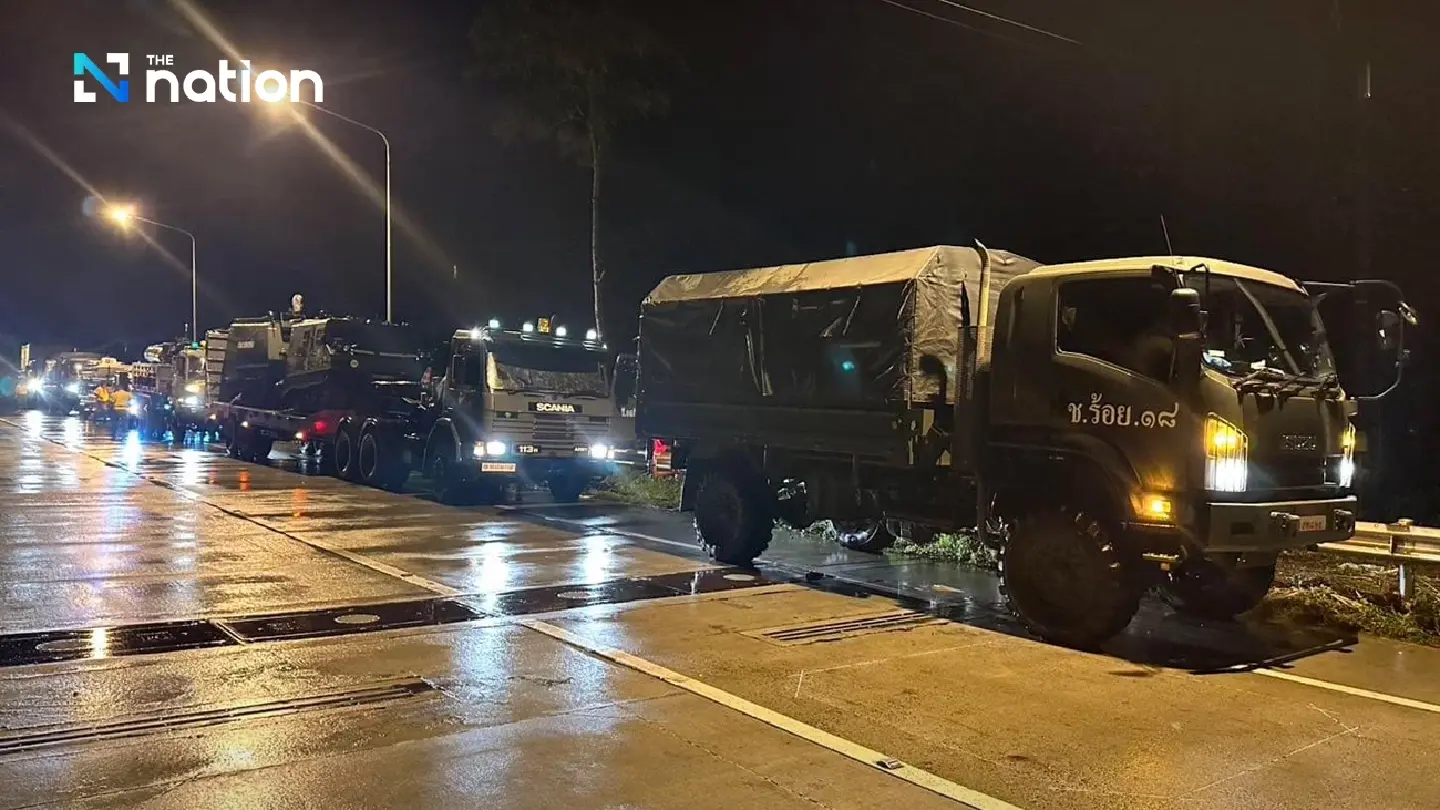 Army engineering corps to help flood victims in Surat Thani, Chumphon