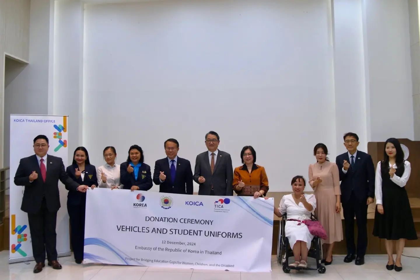 Thailand-Korea Ties: Vehicles, Uniforms Donated to Aid Communities