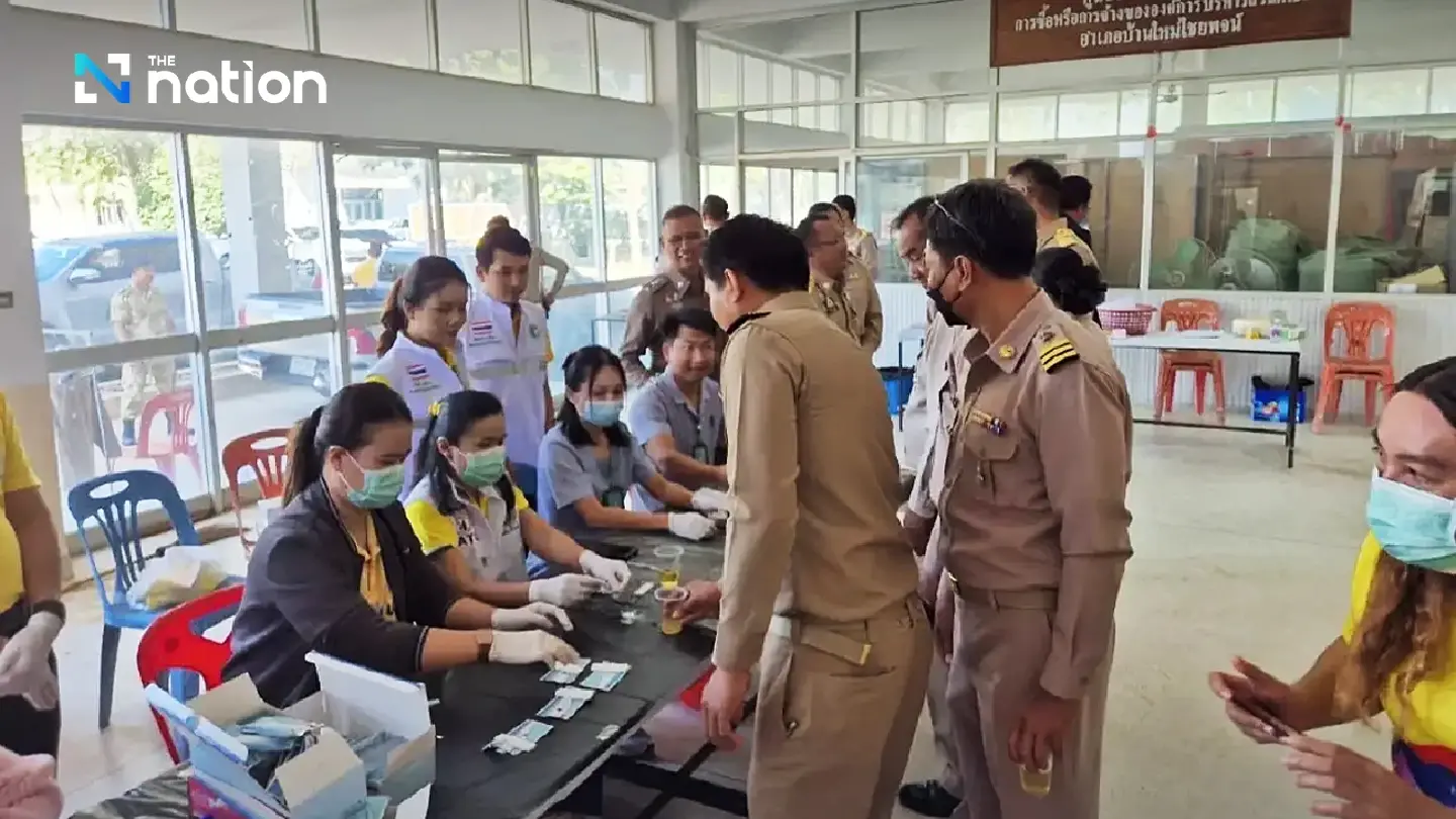 Buri Ram district chief orders surprise drug tests for officials
