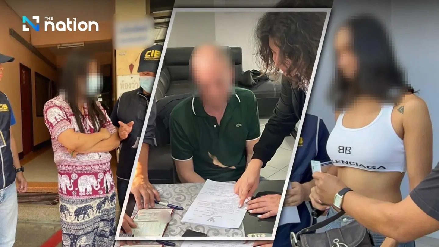 4 foreigners, 3 Thais arrested for making sex videos