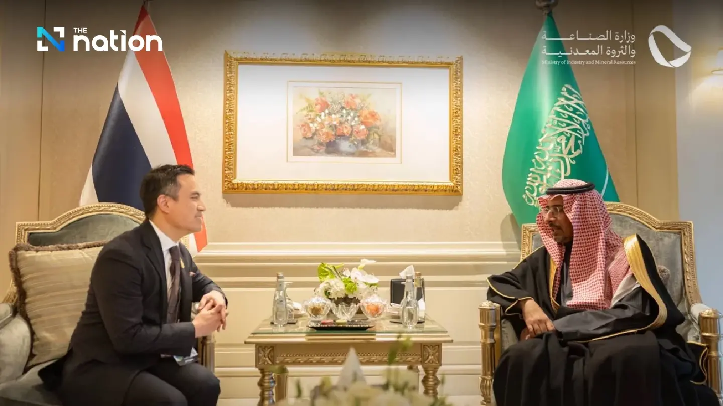 Thai Industry Minister holds talks with Saudi Arabia to boost trade, investment Thai Industry Minister holds talks with Saudi Arabia to boost trade, investment