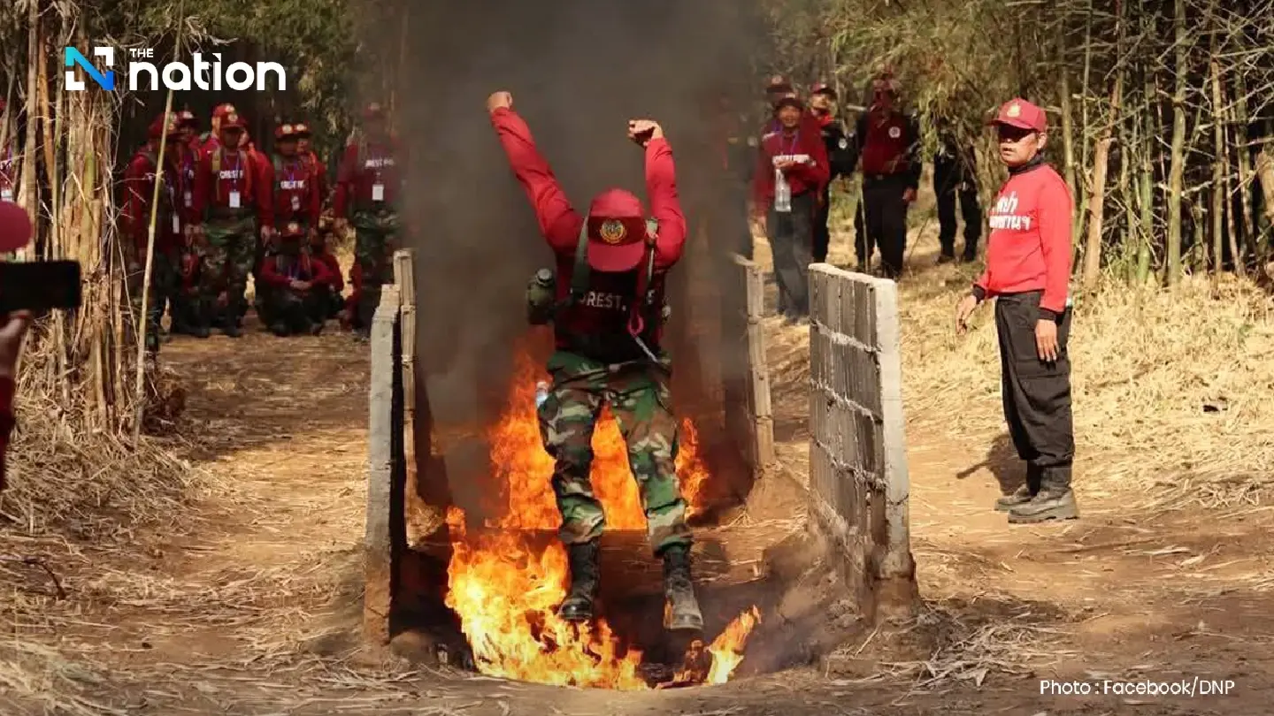 DNP trains 30 Cambodian forest firefighters DNP trains 30 Cambodian forest firefighters