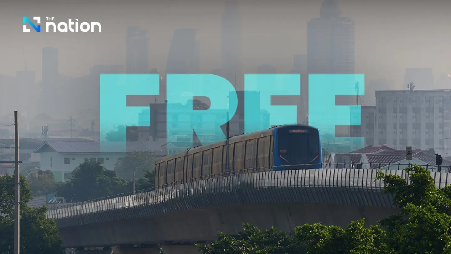 Bangkok launches free train, BMTA bus rides to combat pollution Bangkok launches free train, BMTA bus rides to combat pollution