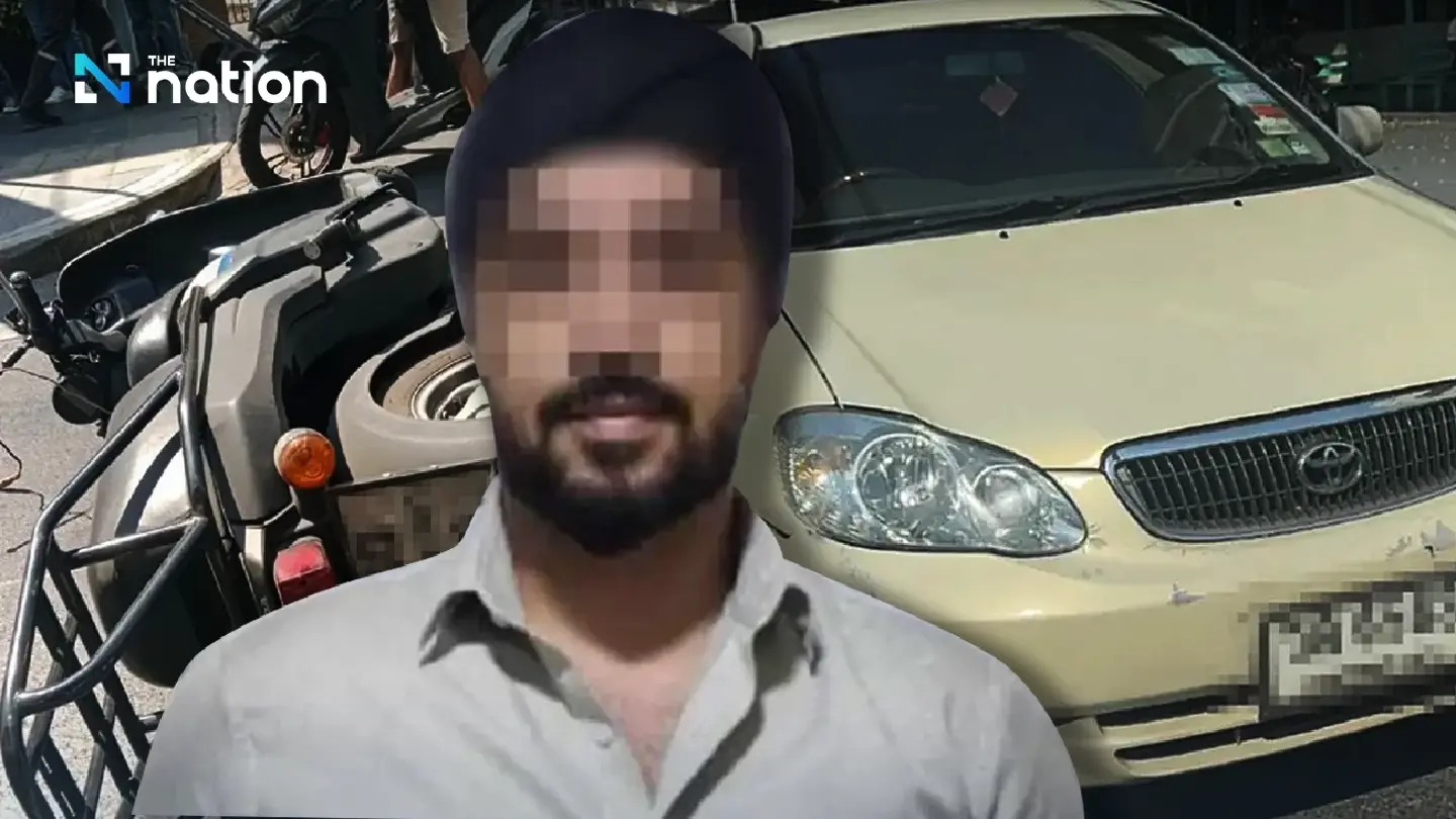 Man arrested for ramming delivery rider in road rage incident