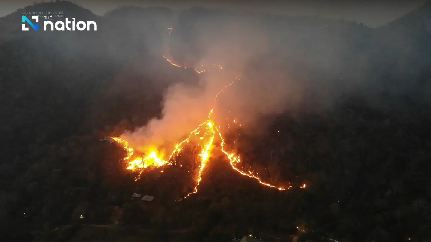 Forest fires continue to ravage Nakhon Ratchasima, arson suspected