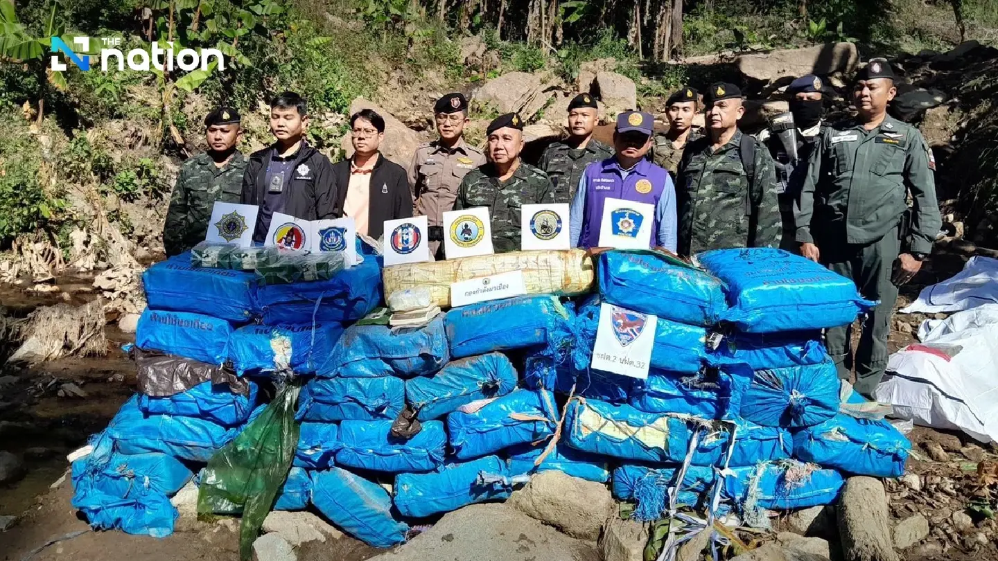 Thai forces kill 4 smugglers, seize 1 ton of meth near Myanmar border Thai forces kill 4 smugglers, seize 1 ton of meth near Myanmar border