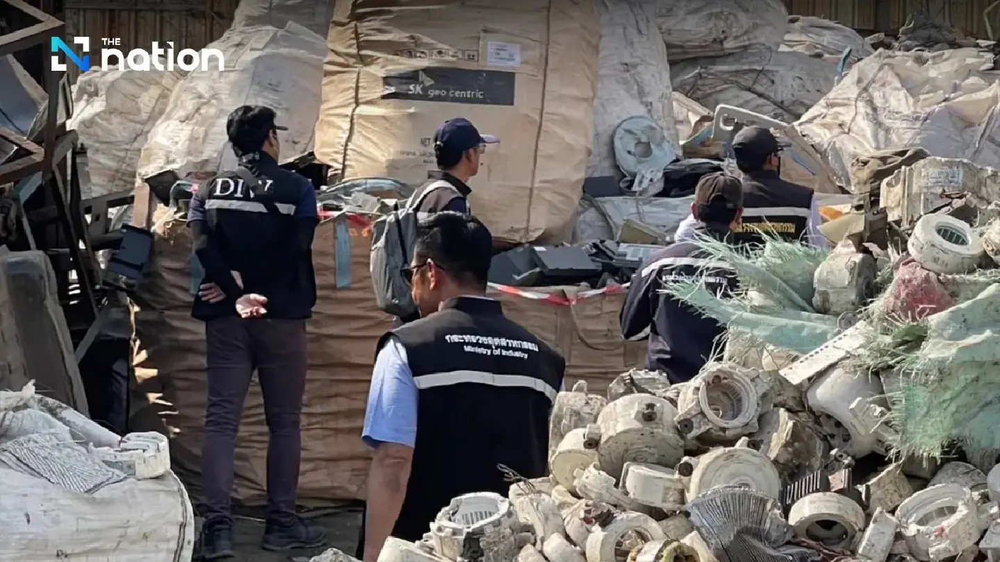 Two Chinese accused of holding chemical waste at Chachoengsao factory Two Chinese accused of holding chemical waste at Chachoengsao factory