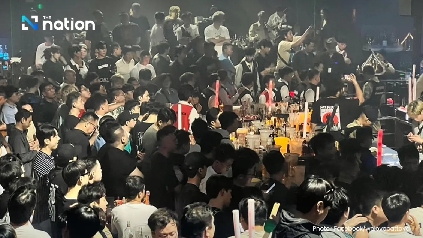 39 Chinese tourists test positive for drugs following Pattaya pub raid