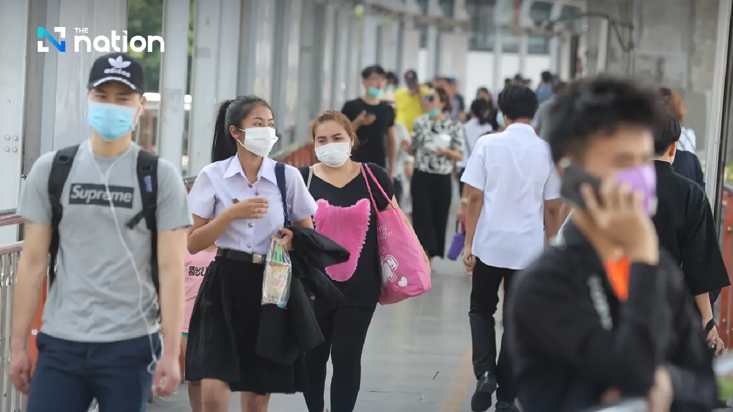 Bangkok's air quality is currently in the yellow and orange zones Bangkok's air quality is currently in the yellow and orange zones
