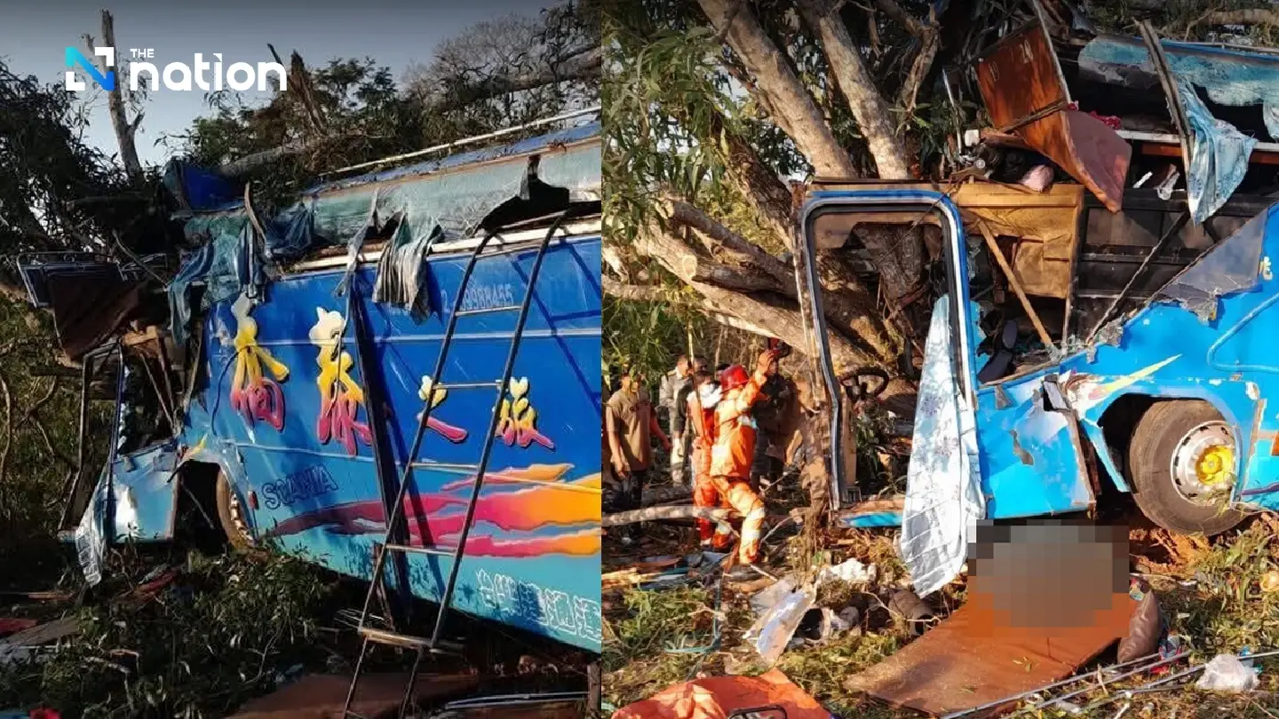 Laos sends injured bus crash passengers to Thailand for treatment