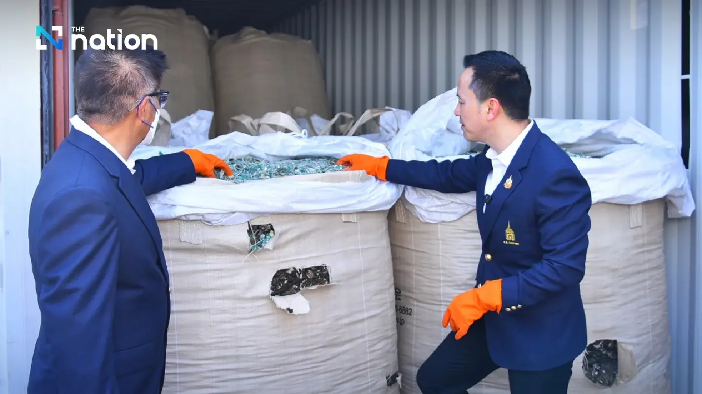 256 tons of electronic waste seized from Laem Chabang Port 256 tons of electronic waste seized from Laem Chabang Port