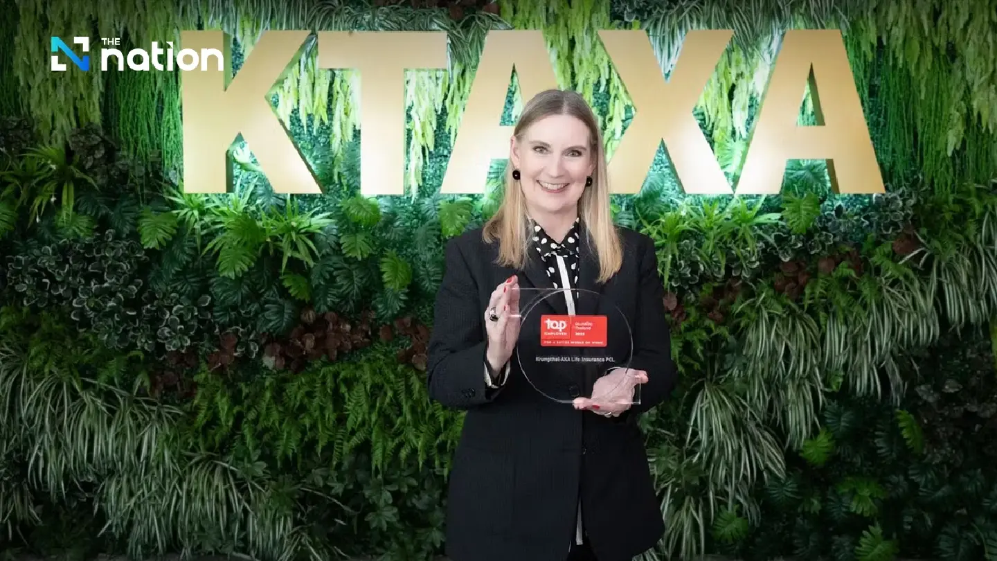 Krungthai-AXA Life Insurance wins Top Employer Awards Thailand 2025 for 2nd consecutive year from Top Employer Institute, a global organization