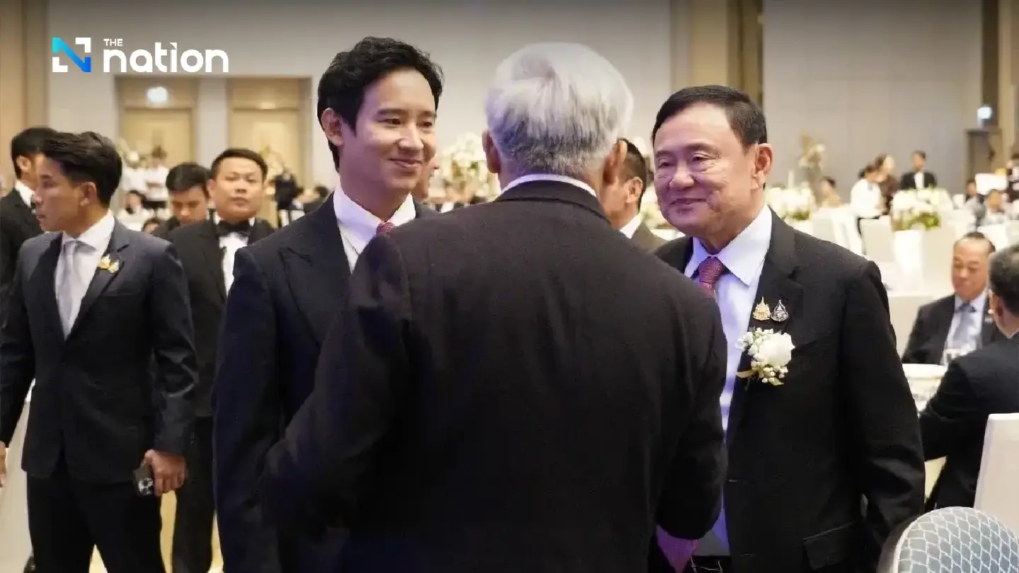 No political talks with Thaksin, Pita says at wedding both attended No political talks with Thaksin, Pita says at wedding both attended