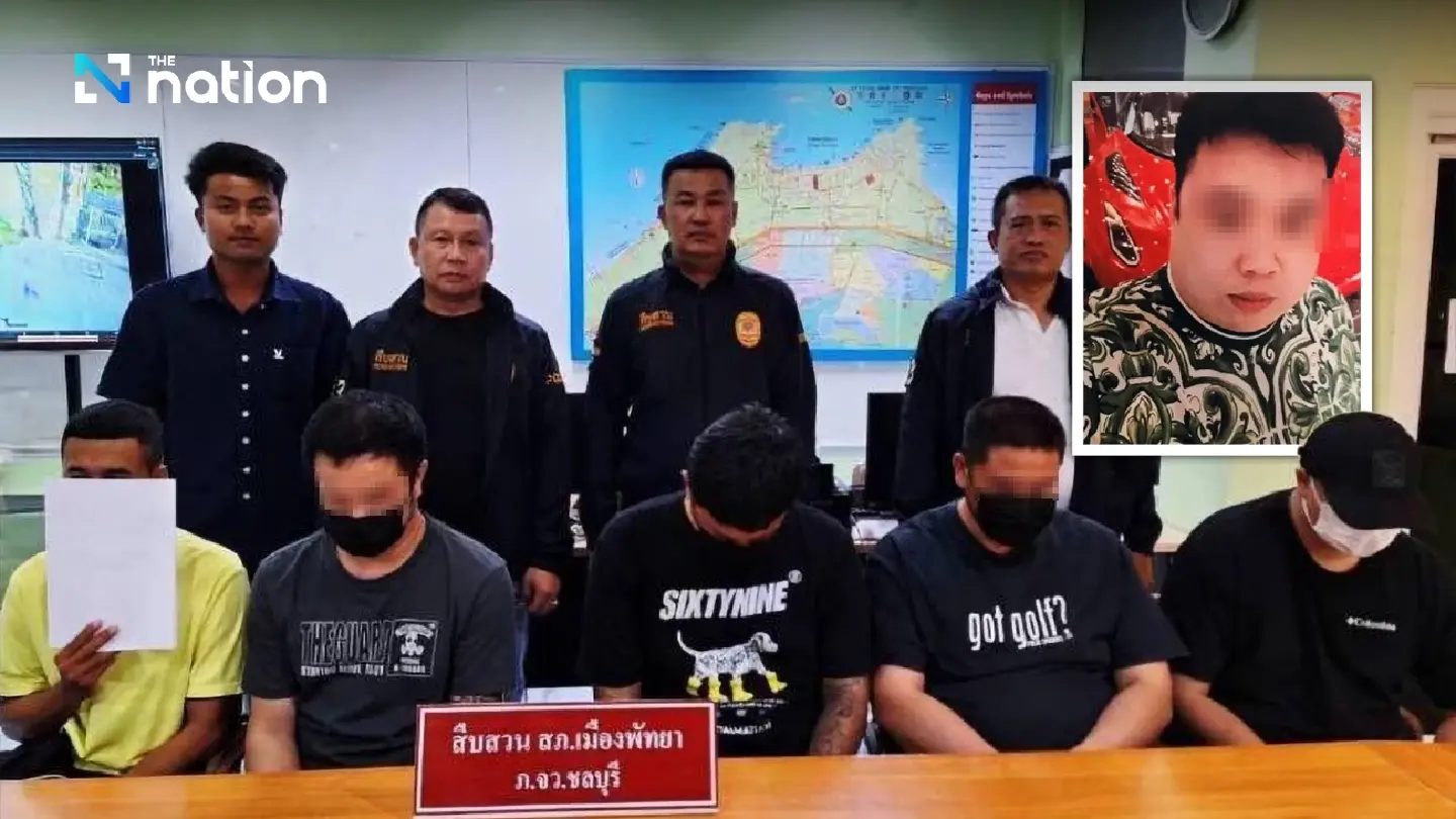 5 Thais surrender over brutal Pattaya attack linked to Chinese gang 5 Thais surrender over brutal Pattaya attack linked to Chinese gang