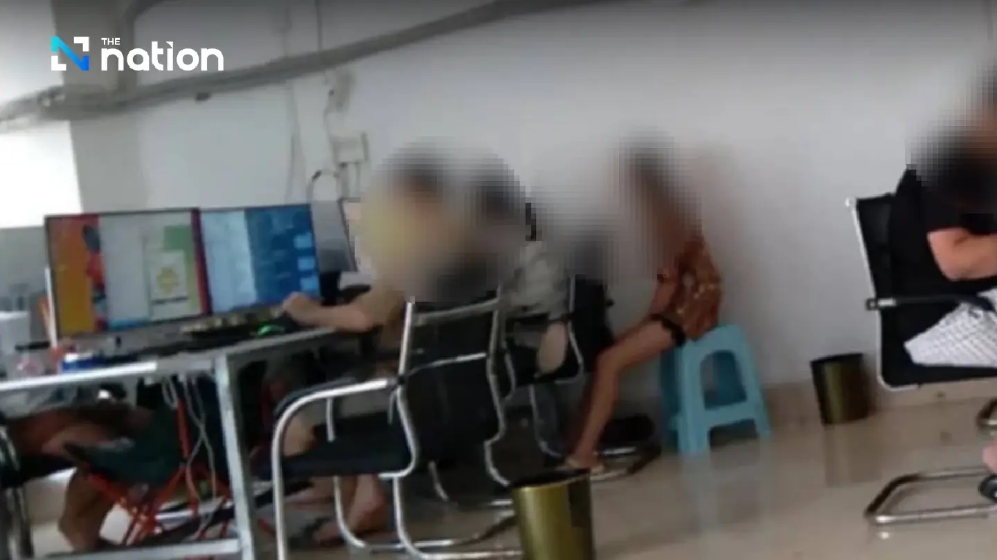 Thai police seal hidden border path used by Cambodia-based scammers