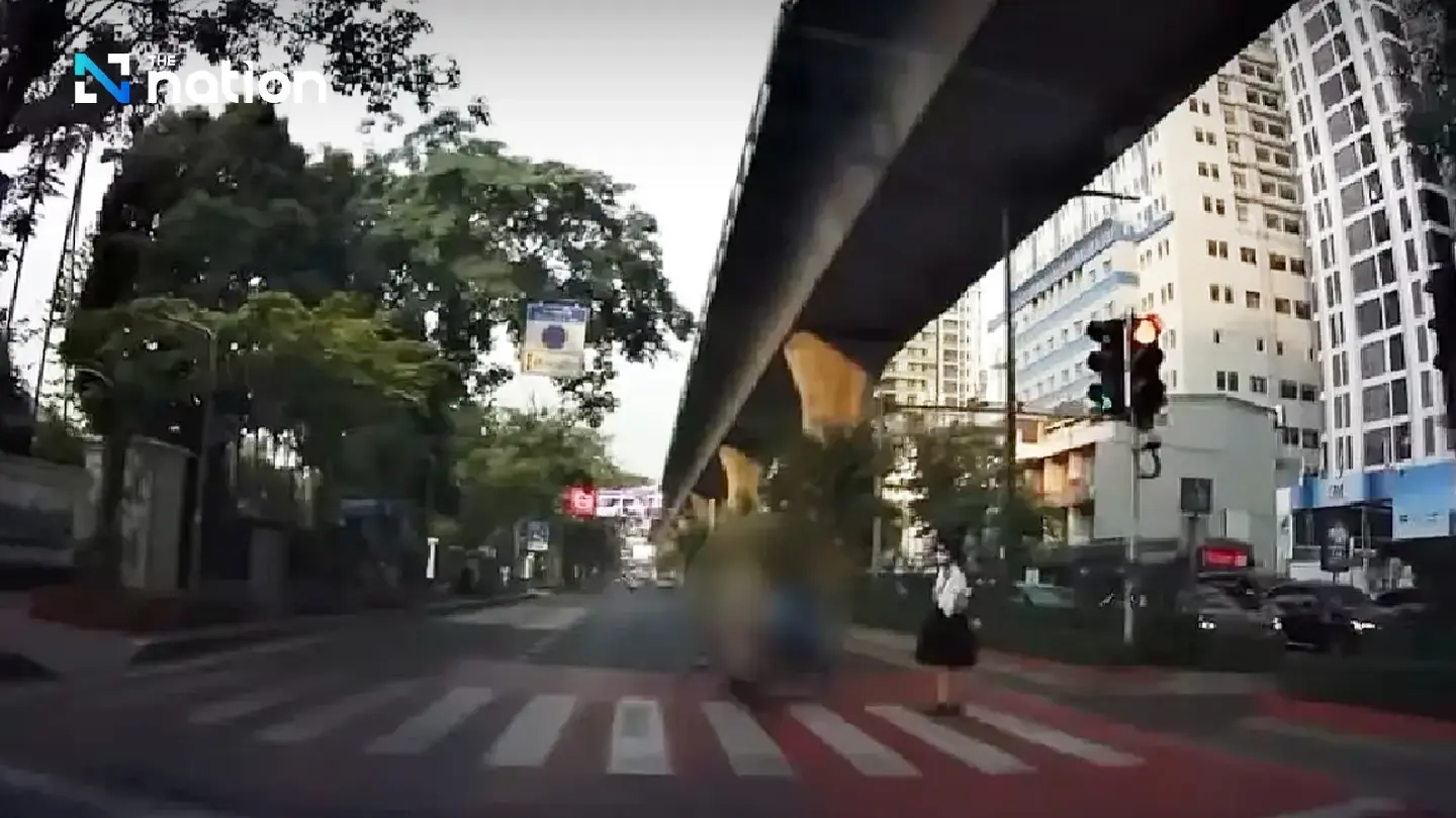 Bike hits pedestrian at Bangkok crossing where Dr Kratai killed