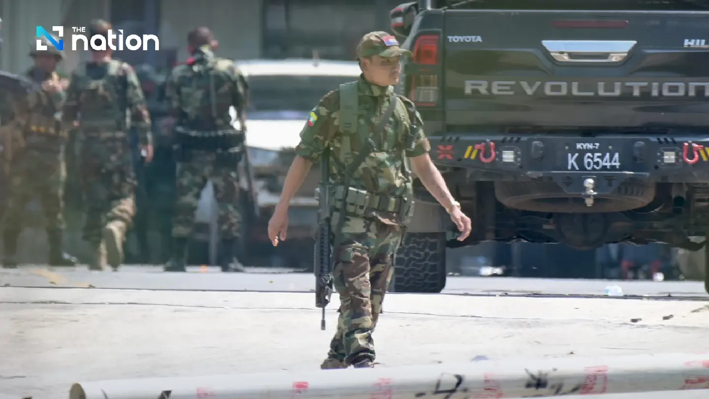 Myanmar soldiers raid K.K. Park, rescuing victims of call-centre gangs