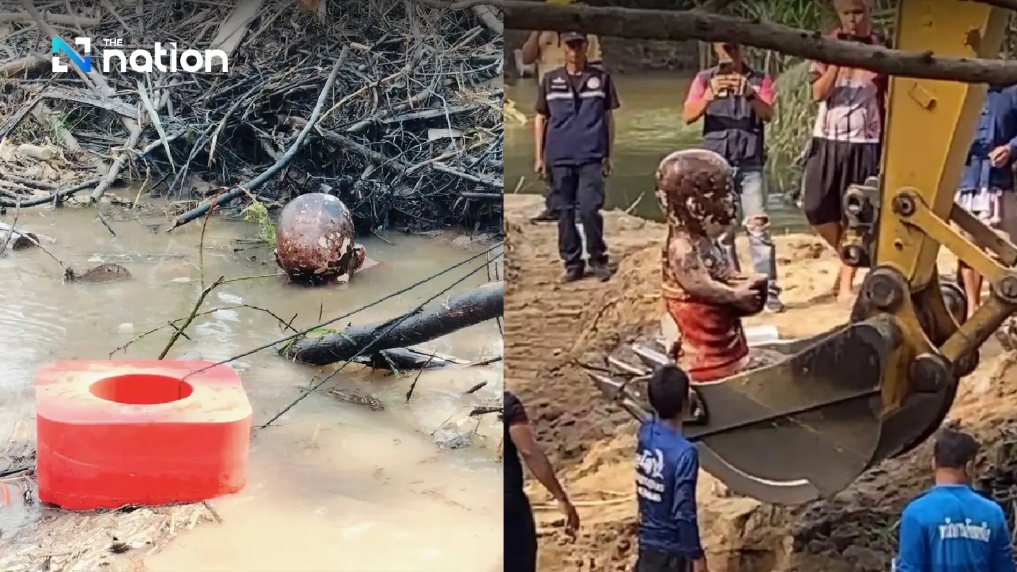 Salvage of Buddha statue in Surat Thani not so momentous Salvage of Buddha statue in Surat Thani not so momentous