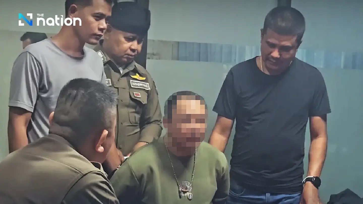 Don Mueang airport worker arrested for Molotov cocktail attack on hospital Don Mueang airport worker arrested for Molotov cocktail attack on hospital