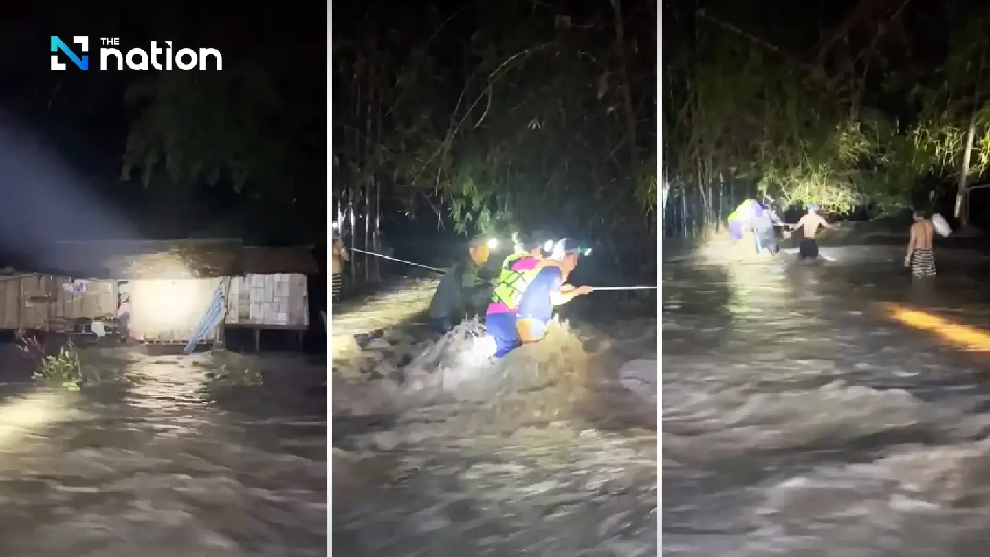 Flash floods ravage four Kanchanaburi villages