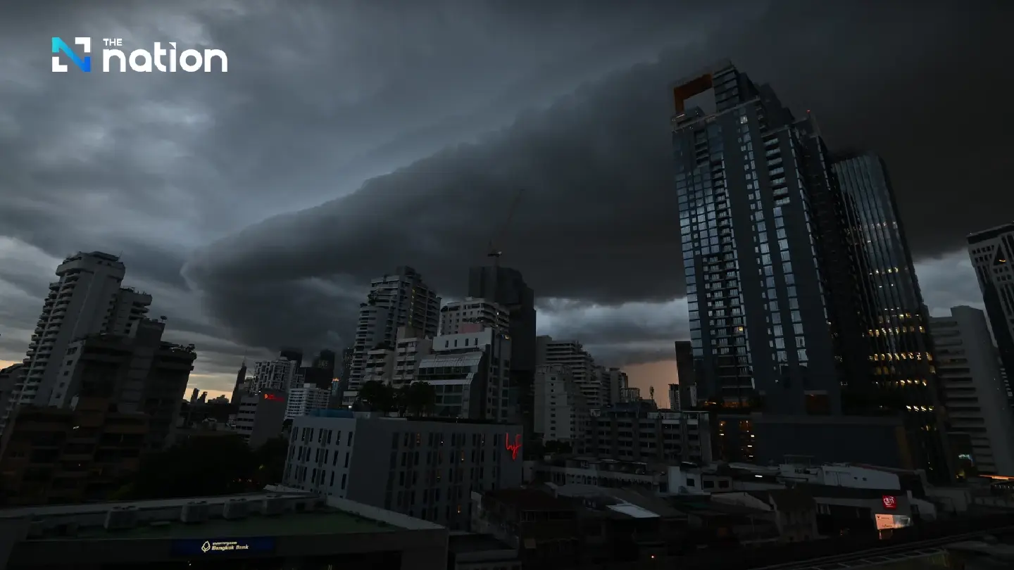 Thundershowers for most of Thailand, heavy rain in the South