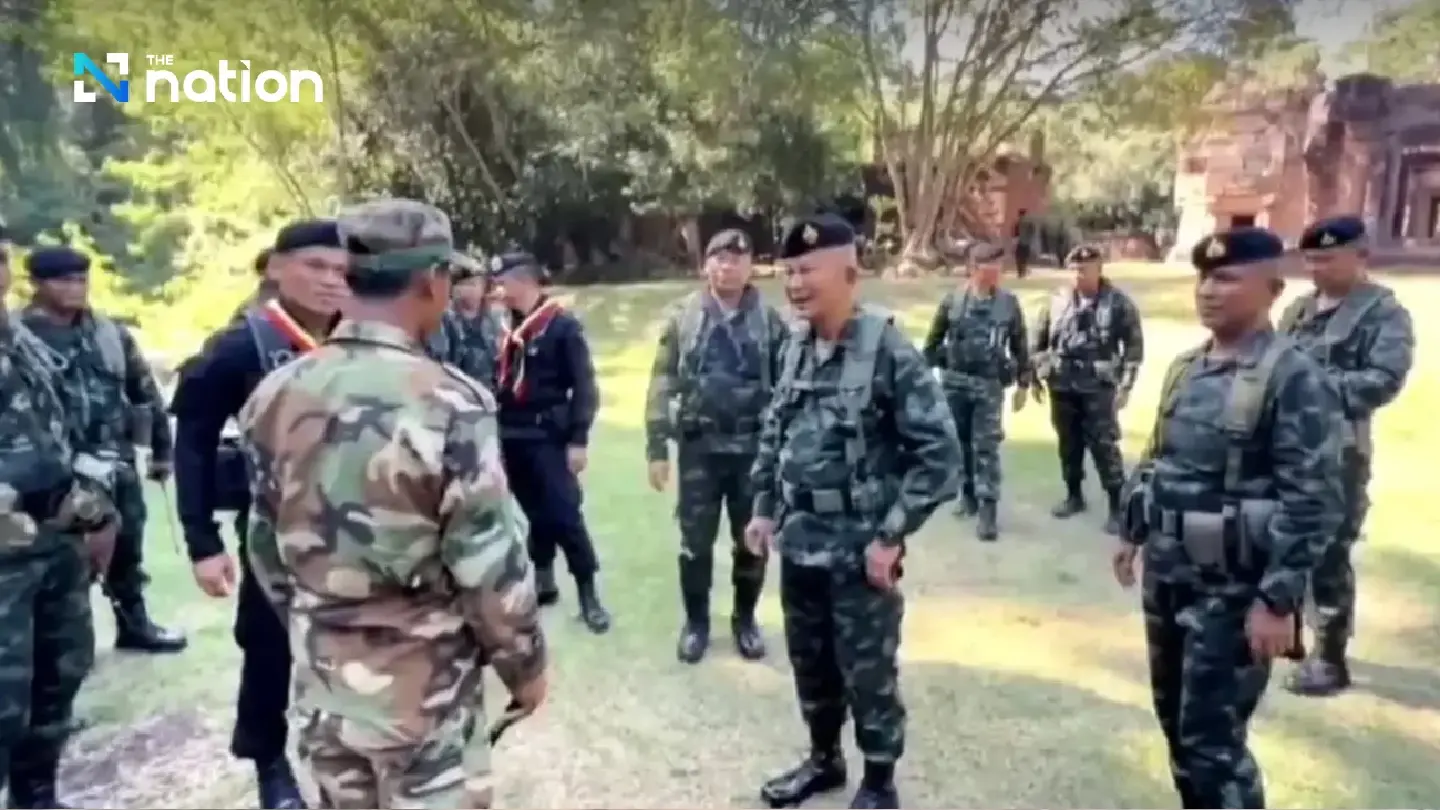 Thailand warns Cambodians about singing anthem at Surin border