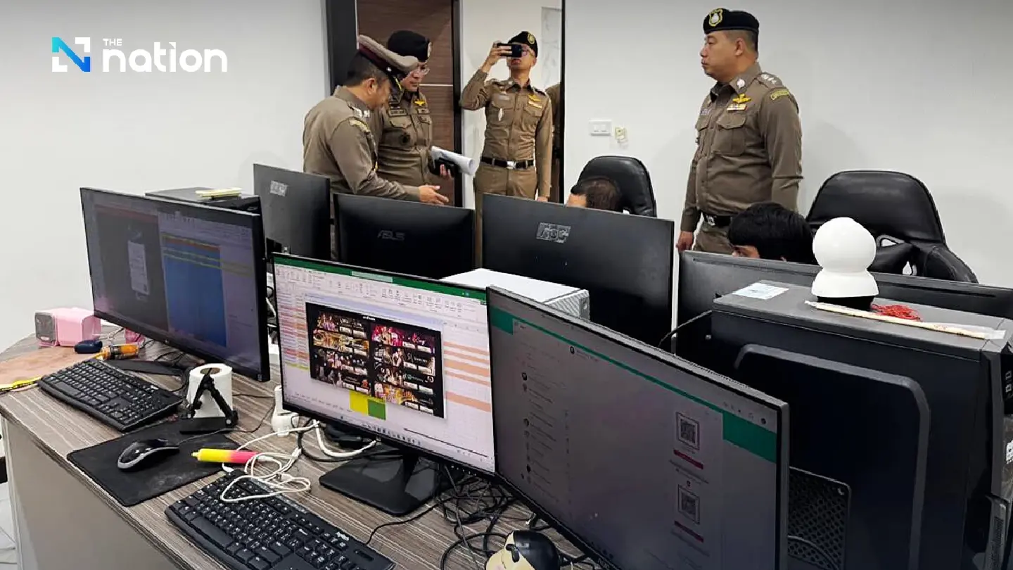 5 Thais among 13 arrested in crackdown on online gambling website