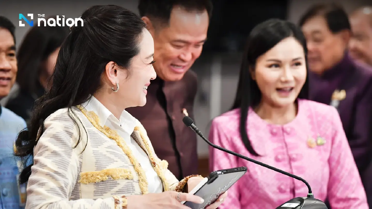 Paetongtarn giggles with Anutin to dismiss rumours of rifts between two major partners Paetongtarn giggles with Anutin to dismiss rumours of rifts between two major partners