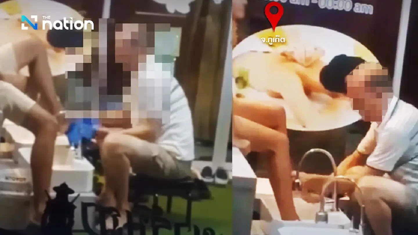 Uproar over video of foreigner spotted doing job reserved for Thais