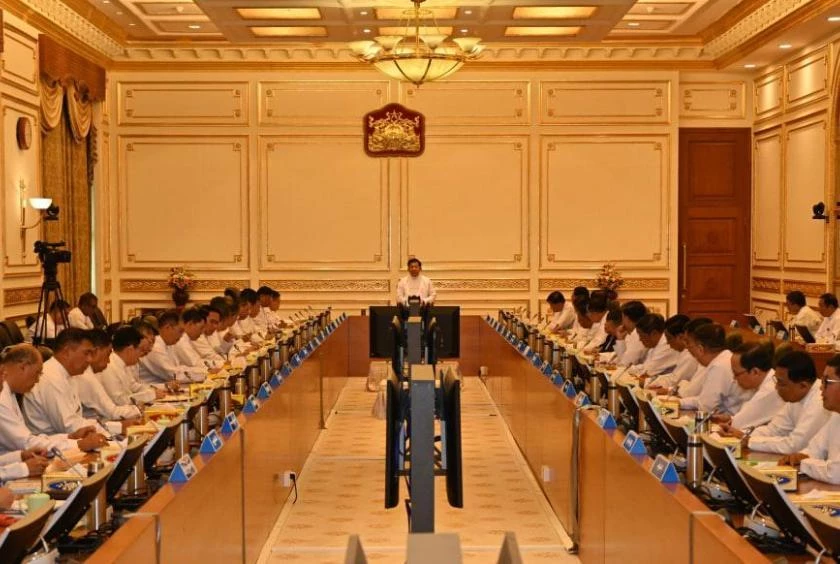 Min Aung Hlaing pledges tough action on gambling, fraud, and drugs