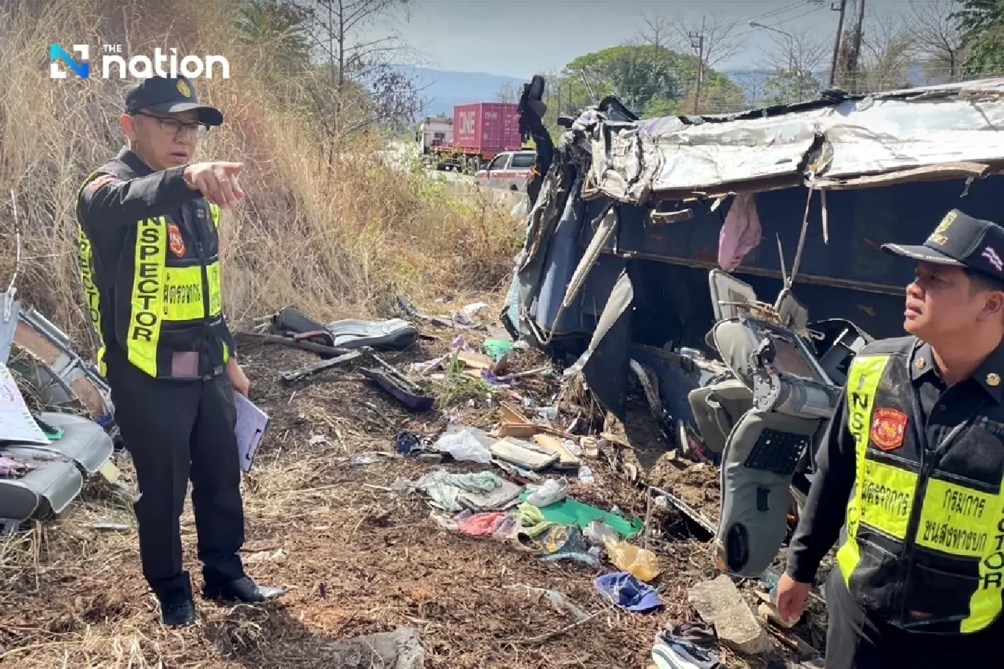 Transport Ministry orders probe into Prachin Buri fatal bus crash