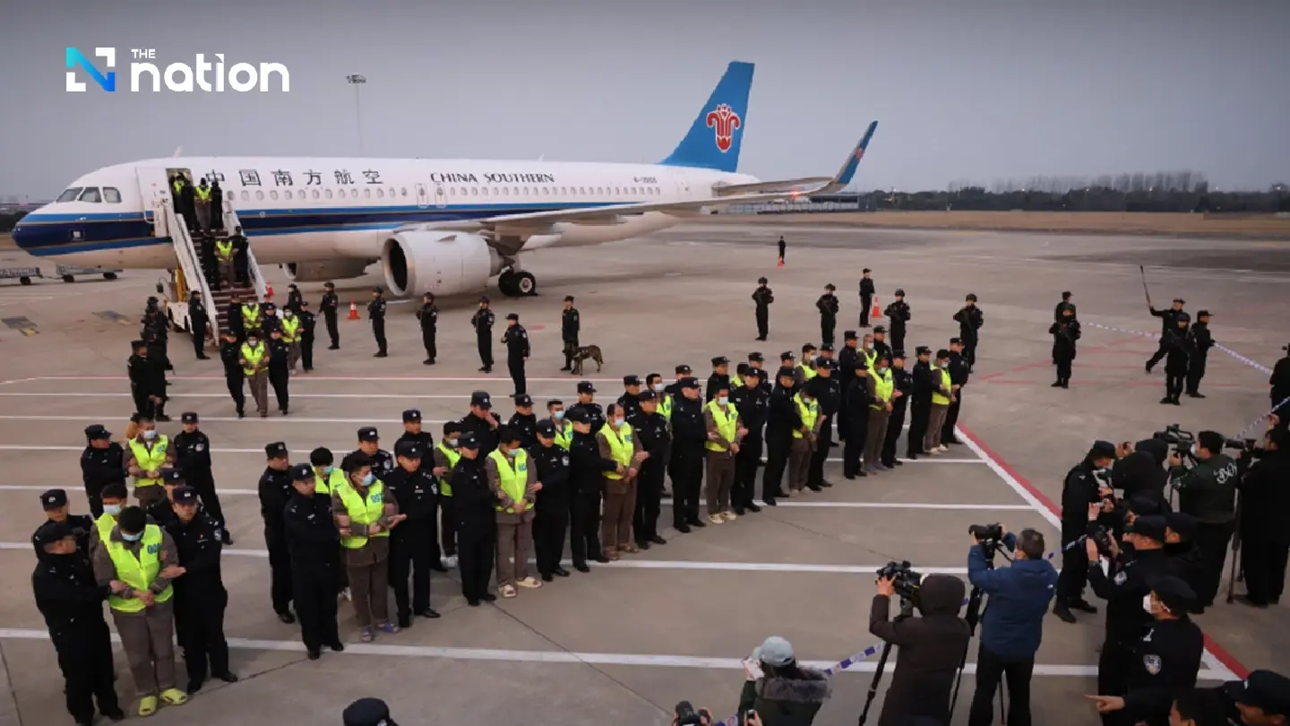 China praises repatriation of 200 scam suspects China praises repatriation of 200 scam suspects