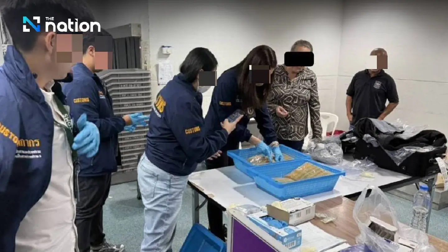 Phuket drug bust: 4.3kg of meth found in American woman’s luggage