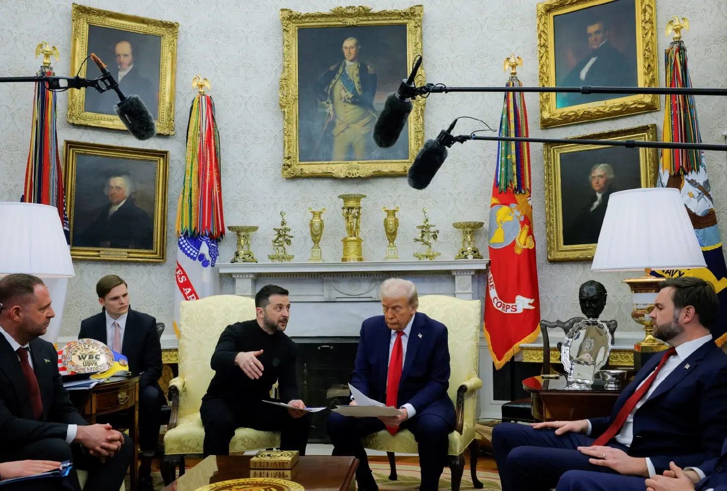 Stunned by angry Trump exchange, Ukrainians rally round Zelensky