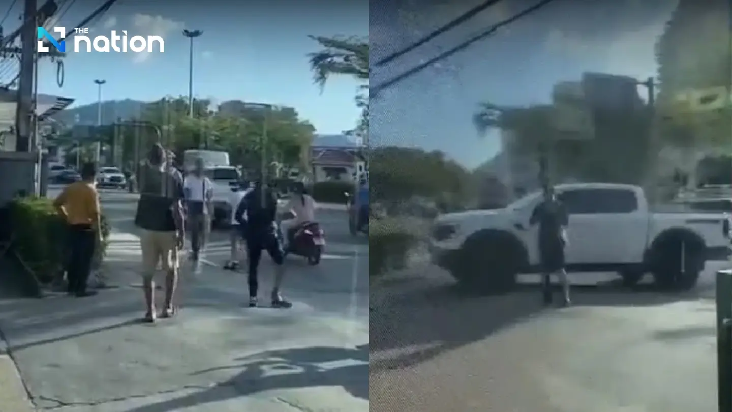 British tourists arrested for hit-and-run, knife threat in Phuket