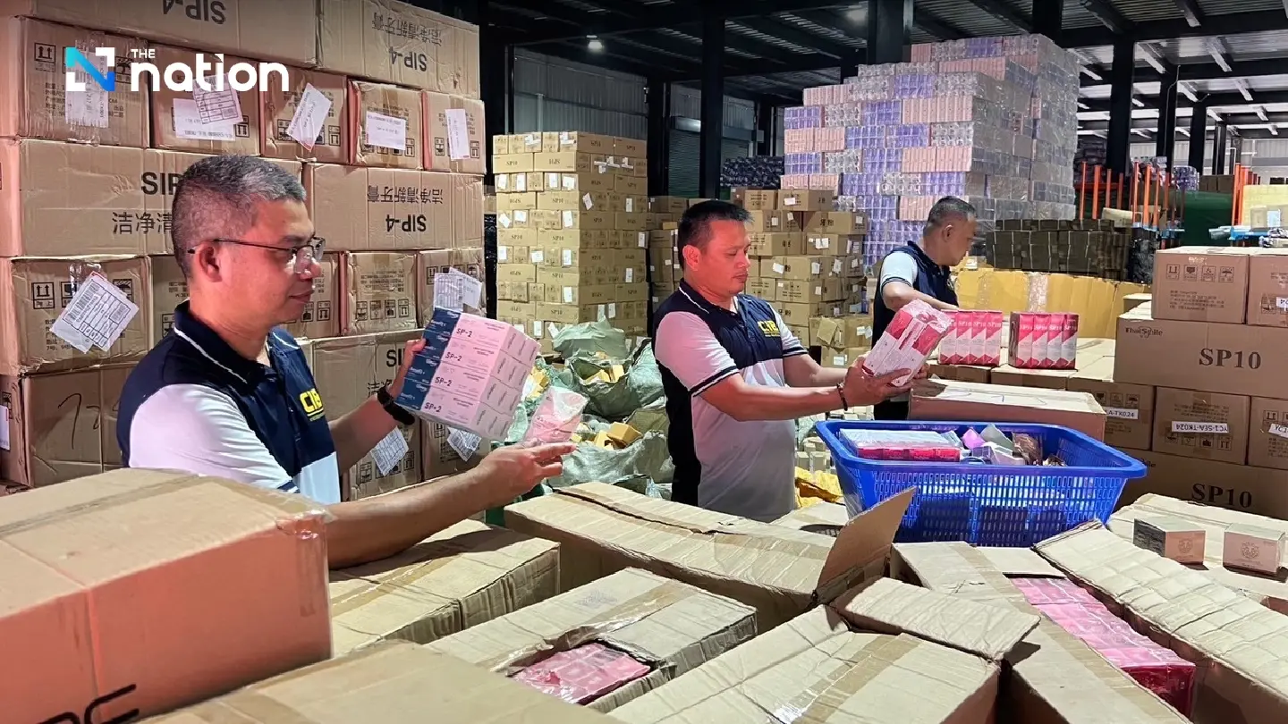 THB46 bn worth of counterfeit cosmetics, foods from China seized