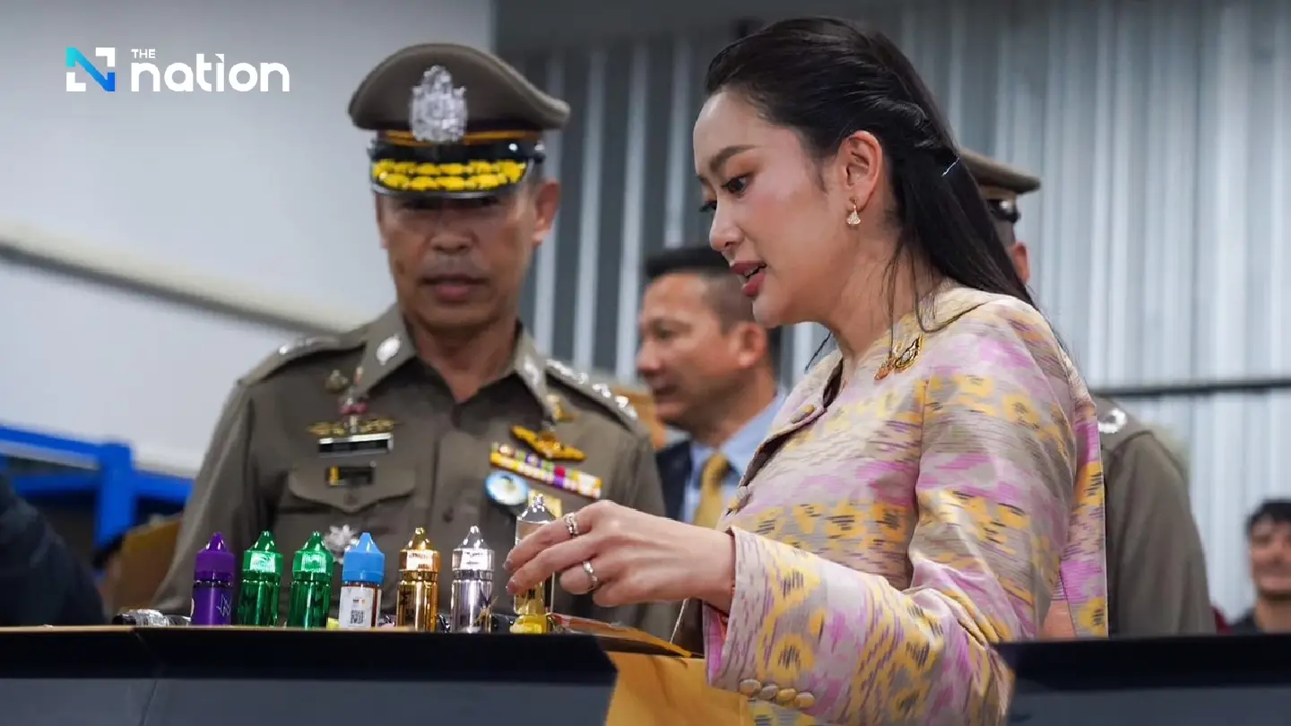 Police seize over 130m baht worth of vapes in Nonthaburi bust