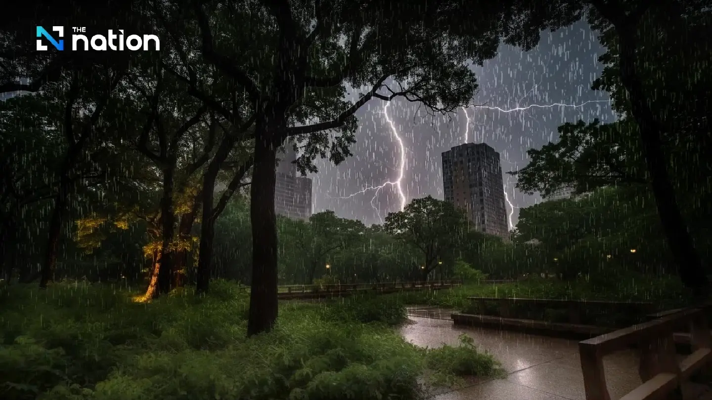Thunderstorms and severe weather conditions forecast for parts of Thailand Thunderstorms and severe weather conditions forecast for parts of Thailand